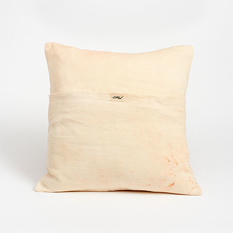 The Garnered - Ellen Williams Fabric Cushion Sunset Mist The Garnered Back Thumbnail