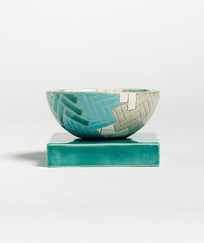 The Garnered - Frances Priest Fine Ceramics Gathering Bowl Tresness The Garnered Front Thumbnail