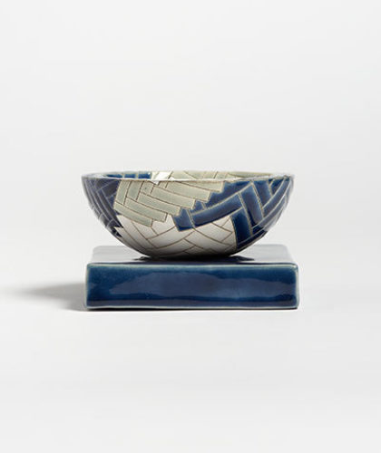 The Garnered - Frances Priest Fine Ceramics Gathering Bowl Elsness The Garnered Front Thumbnail