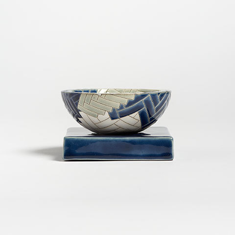 The Garnered - Frances Priest Fine Ceramics Gathering Bowl Elsness The Garnered Front Thumbnail