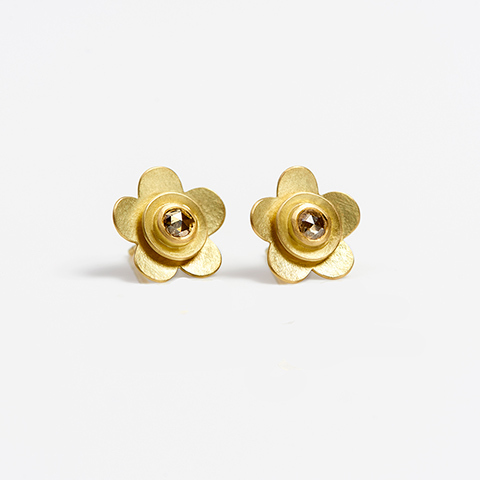 The Garnered - The Garnered Jean Scott Moncrieff Daisy With Rosecut Diamond Thumbnail