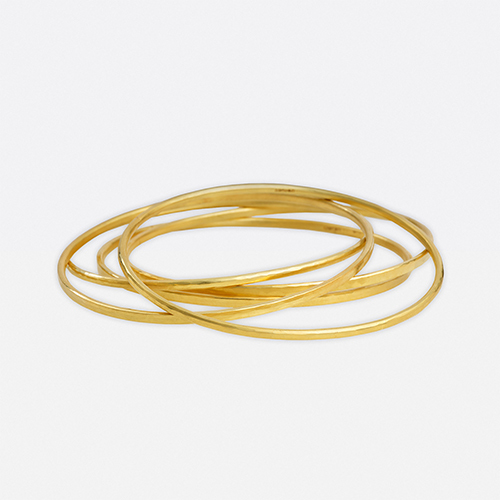 The Garnered - Jean Scott Moncrieff Gold Bangles The Garnered Thumbnail