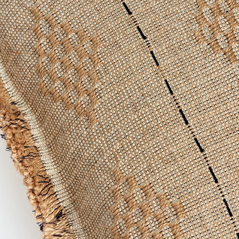 The Garnered - The Garnered Maria Sigma Hand Woven Textiles Large Cushion Detail Thumbnail
