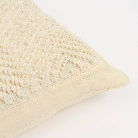The Garnered - The Garnered Nancy Nicholson Studio Cream Hilda Cushion Detail Thumbnail