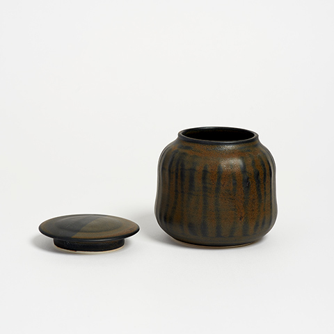 The Garnered - The Garnered Olivia Horley Fine Ceramics Lidded Jar Black Alt Thumbnail