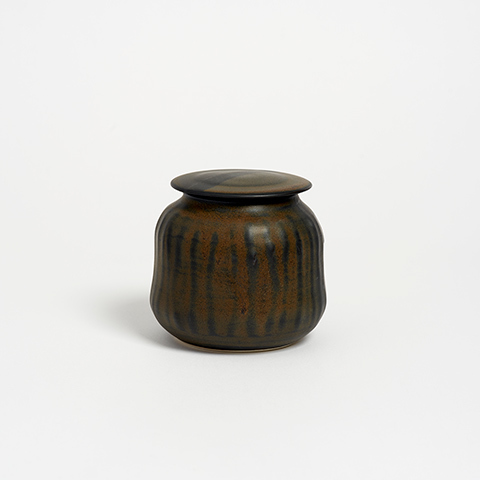 The Garnered - The Garnered Olivia Horley Fine Ceramics Lidded Jar Black Thumbnail