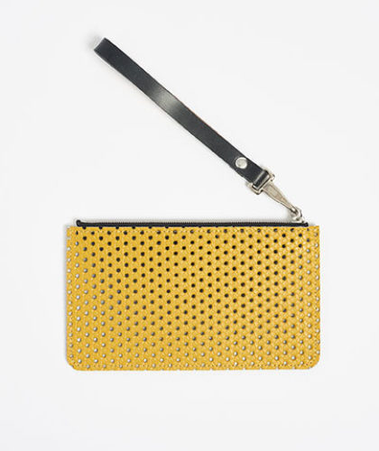 The Garnered - Vintage Pochette Perforated Doe Leather The Garnered Thumbnail