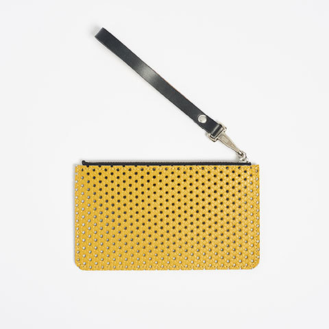 The Garnered - Vintage Pochette Perforated Doe Leather The Garnered Thumbnail