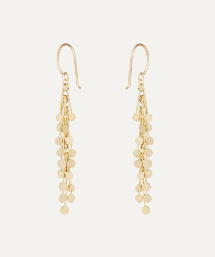 The Garnered - The Garnered Sia Taylor Medium Dot 18 K Gold Dangle Earrings