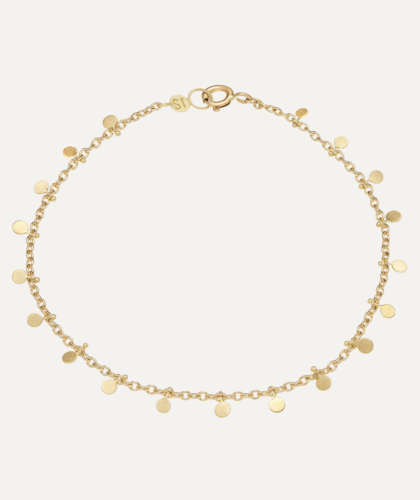 The Garnered - The Garnered Sia Taylor Db7 Y Yellow Gold Even Tiny Dots Bracelet Wb2 Jpg 6 Of 29