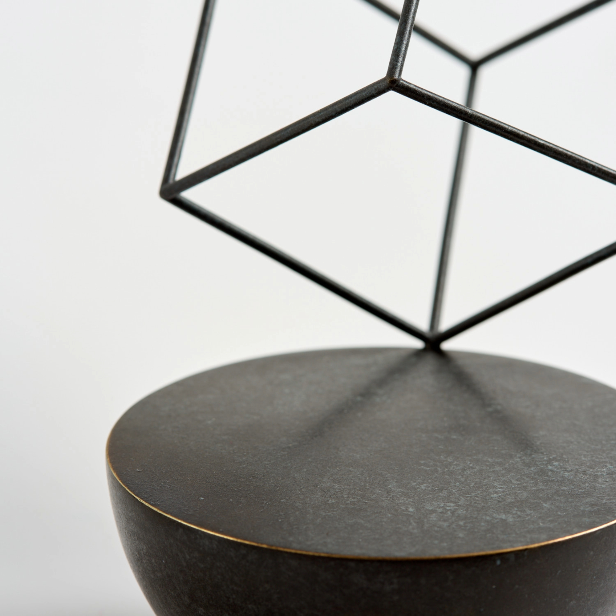 Cube Bowl - Small - Ane Christensen Cube Bowl Brass Close Up The Garnered Jpg 1